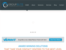 Tablet Screenshot of groupelite.com